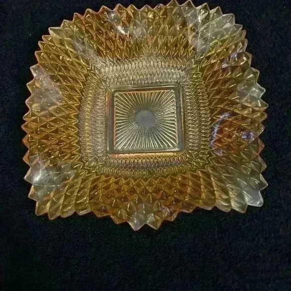 Indiana Glass, Vintage Bowl, 1970's Ashtray , Retro Dish, Candy Bowl - Picture 3 of 4